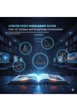 Topic 12: Compass and Straightedge Constructions – 5 Essential Models & Accuracy Templates (China National Standard - Chinese version)