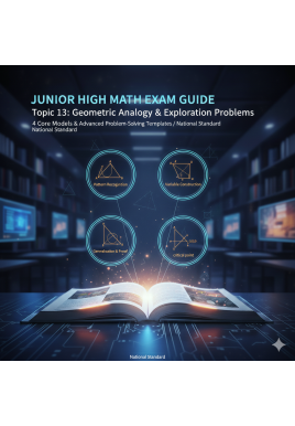 Topic 13: Geometric Analogy & Exploration Problems – 4 Core Models & Advanced Problem-Solving Templates (China National Standard - Chinese version)