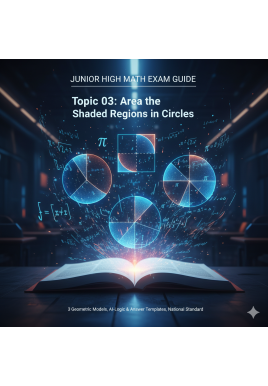 Topic 03: Circular Geometry & Shaded Area Calculations – 3 Essential Models & High-Scoring Templates (China National Standard - Chinese version)